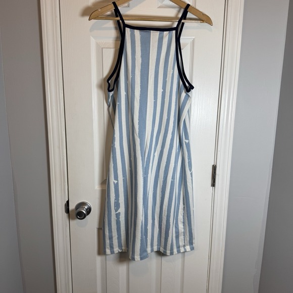 Nike Femme Cami Dress XL Stripe Americana Preppy USA Sporty Preppy Y2K - Picture 4 of 6